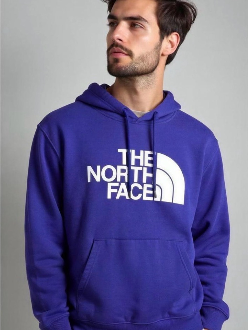 THE NORTH FACE Men's Half Dome Purple Pullover Hoodie Size S EUC